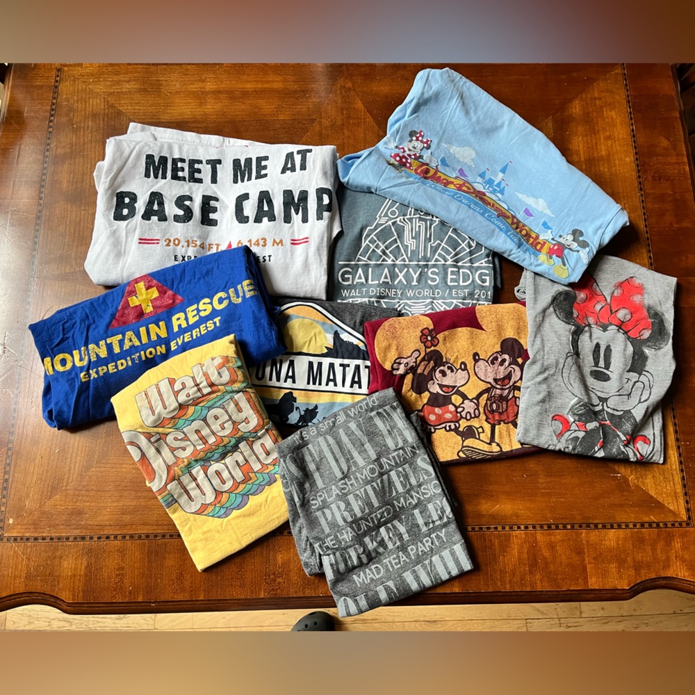 Lot of Walt Disney world/Disney shirts